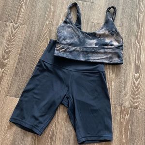 lululemon Align Sports bra & Biker Short Set